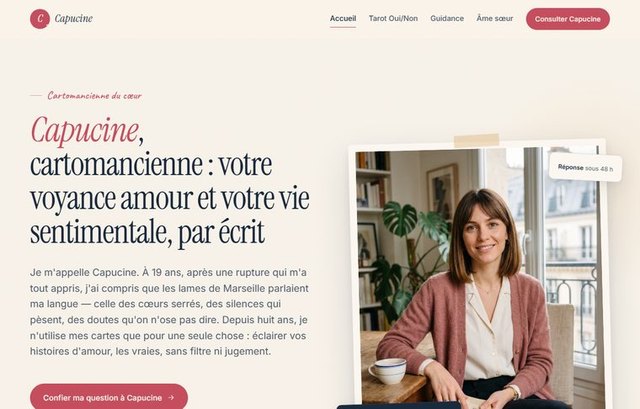 Page d'accueil de voyance-de-l-amour.fr