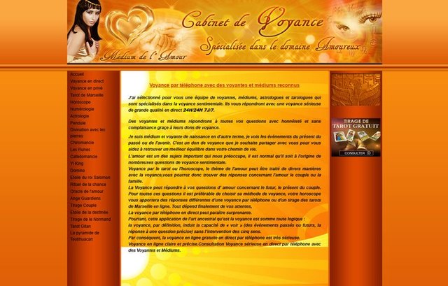 Page d'accueil de voyance-gratuite-en-direct.fr